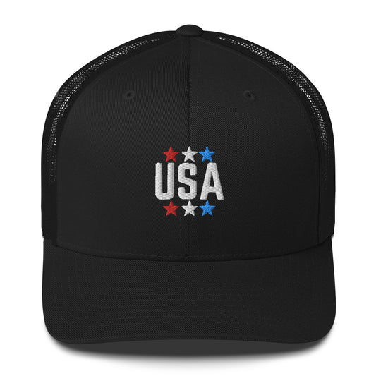 Trucker Cap :: USA Stars