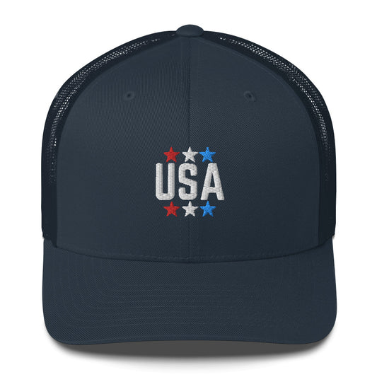 Trucker Cap :: USA Stars