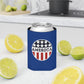 Can Cooler - America Circle Flag Logo