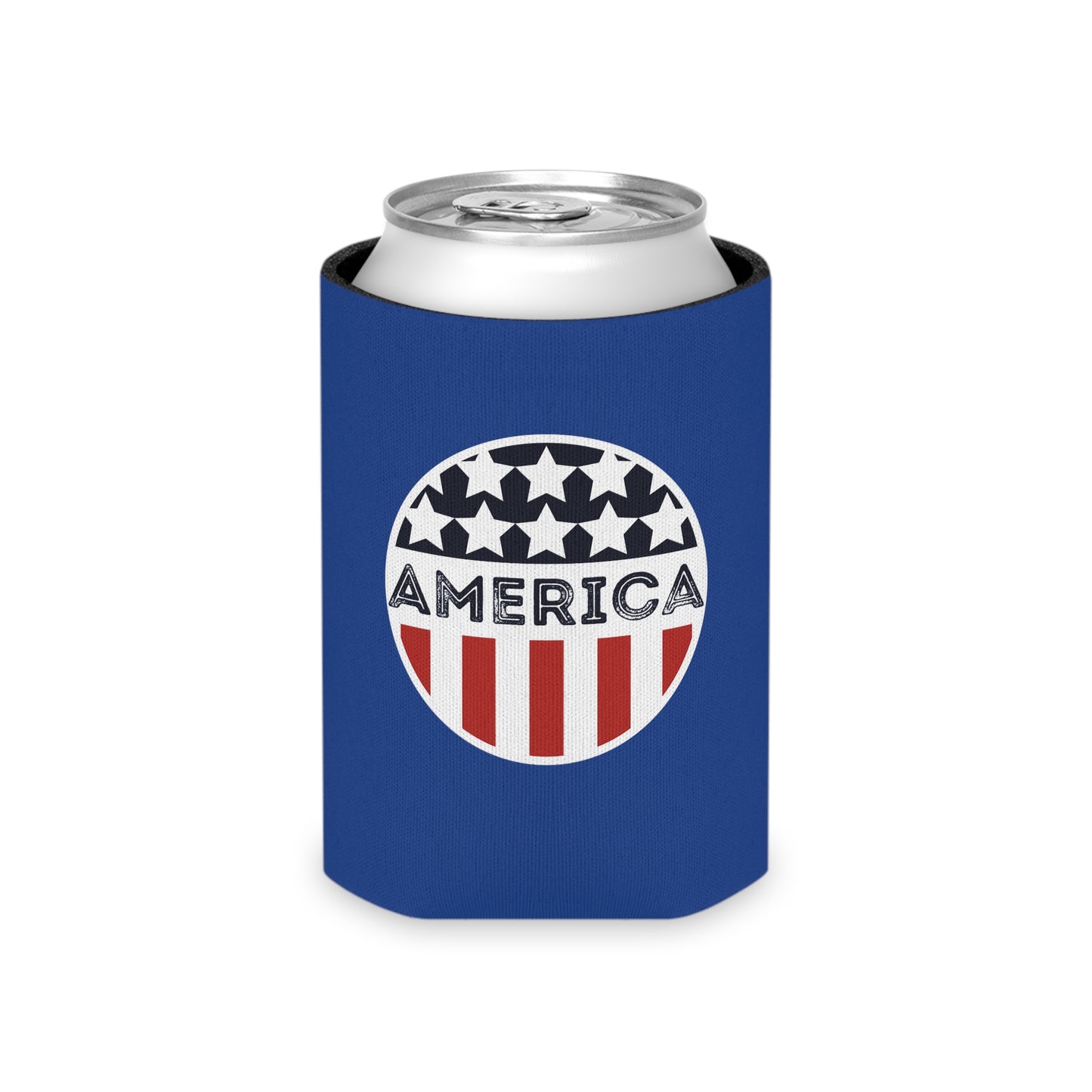 Can Cooler - America Circle Flag Logo