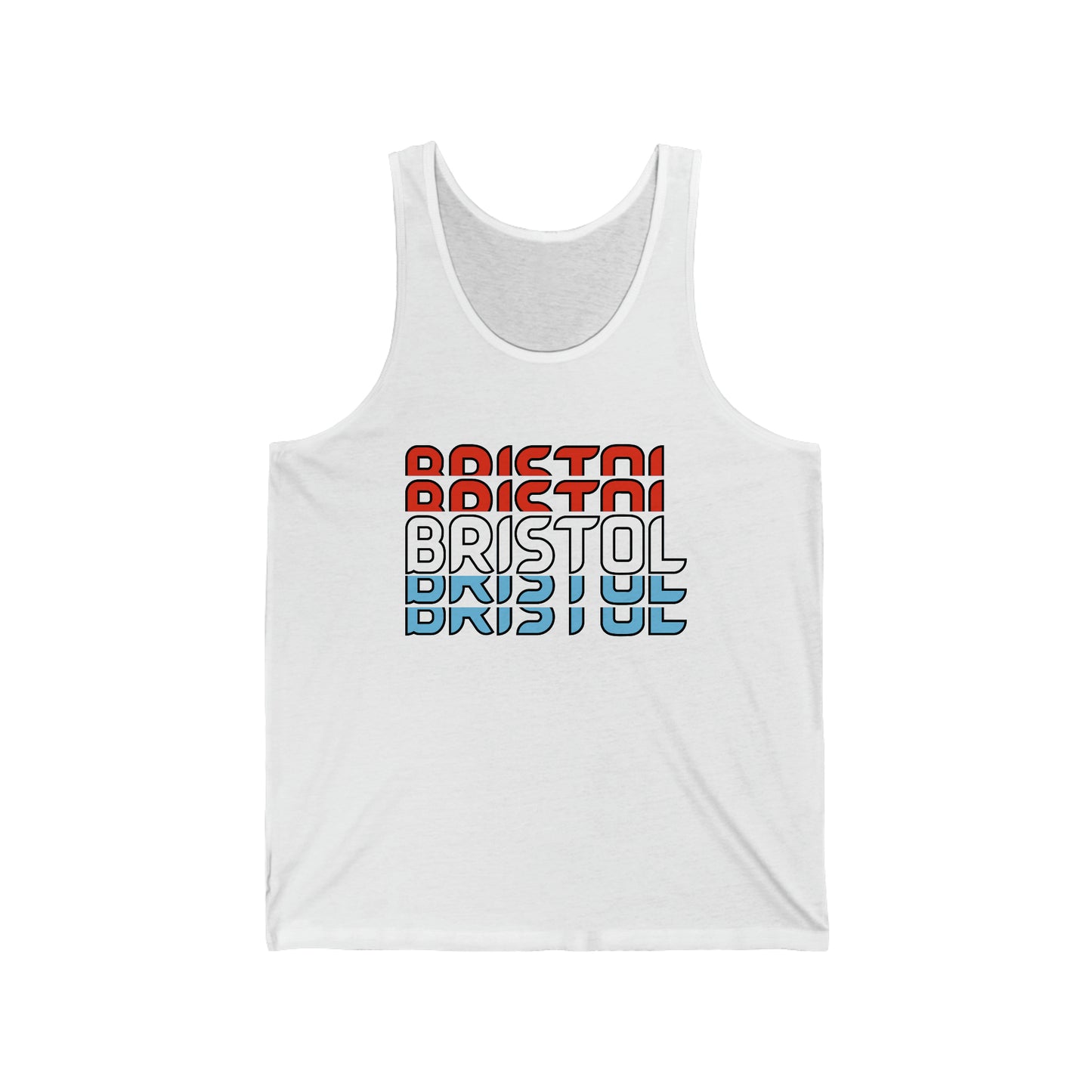 Unisex Jersey Tank - Bristol Fade