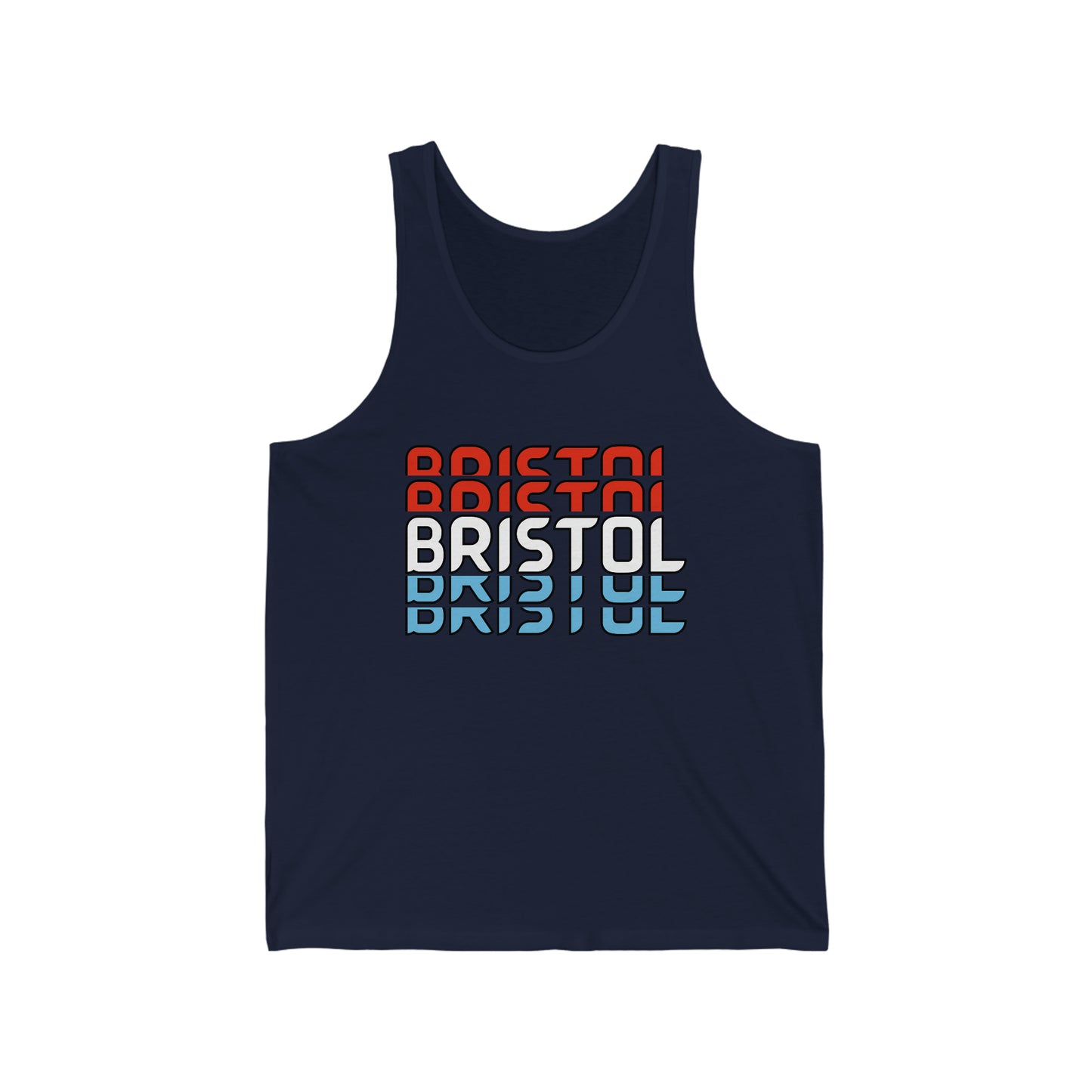 Unisex Jersey Tank - Bristol Fade