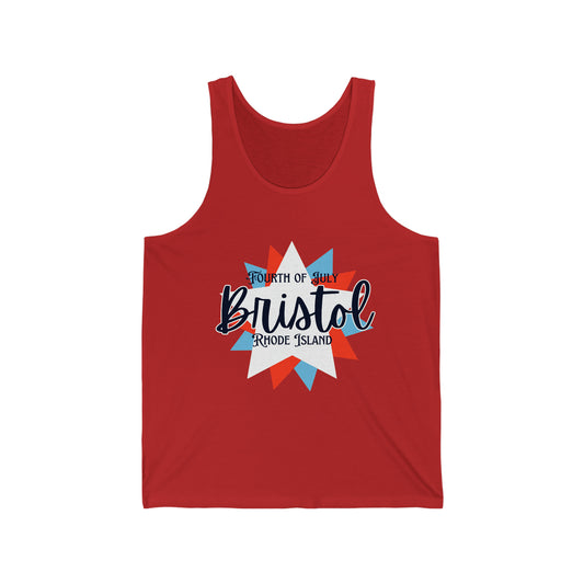 Unisex Jersey Tank - Bristol Big Spinning Star