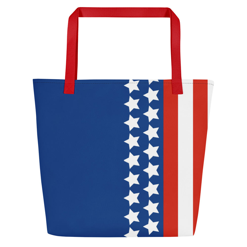 Large Tote Bag - American Flag