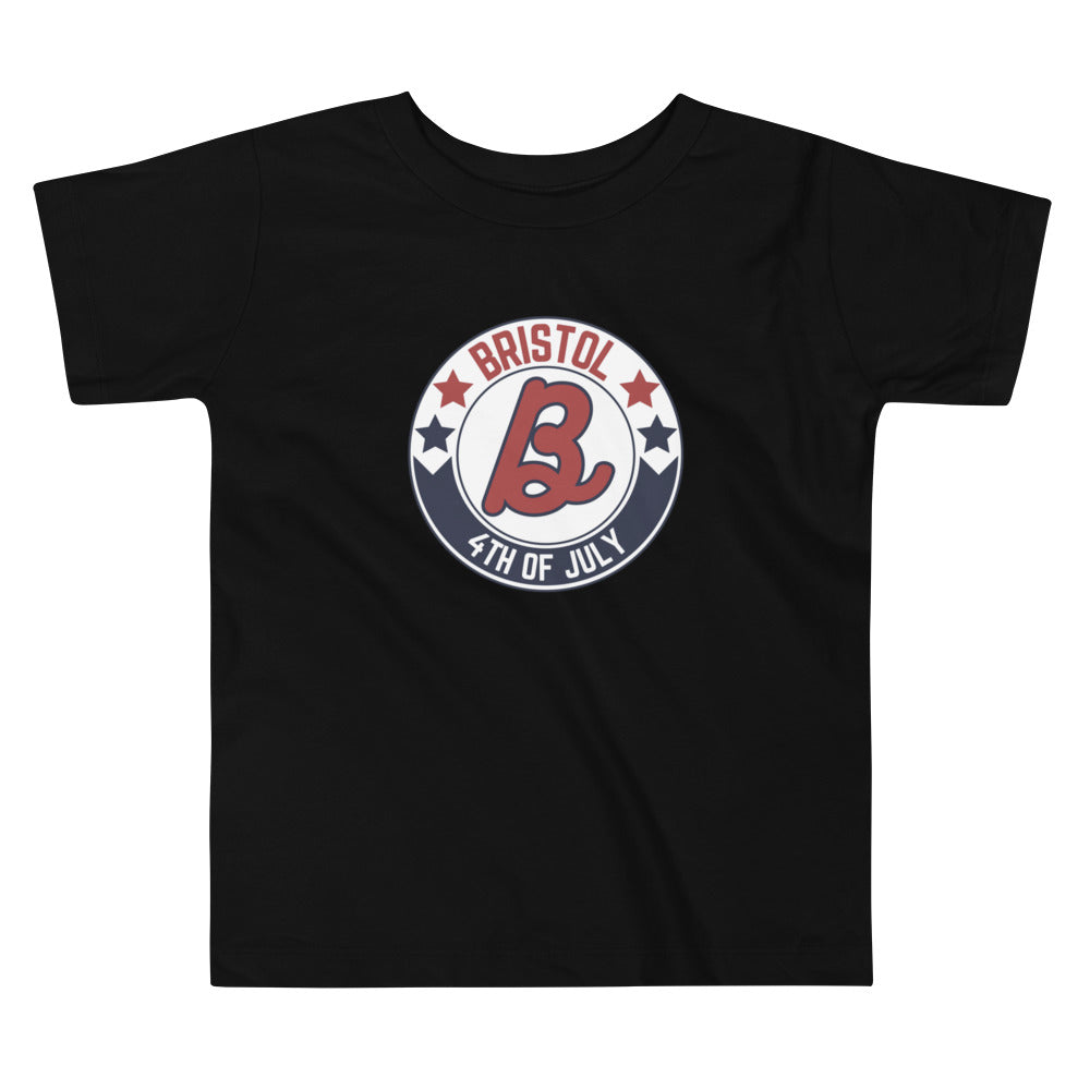 Toddler Short Sleeve Tee :: Bristol "B" - Centered