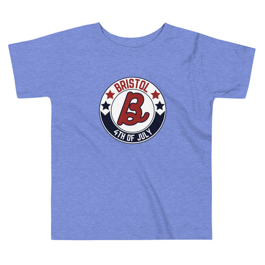 Toddler Short Sleeve Tee :: Bristol "B" - Centered