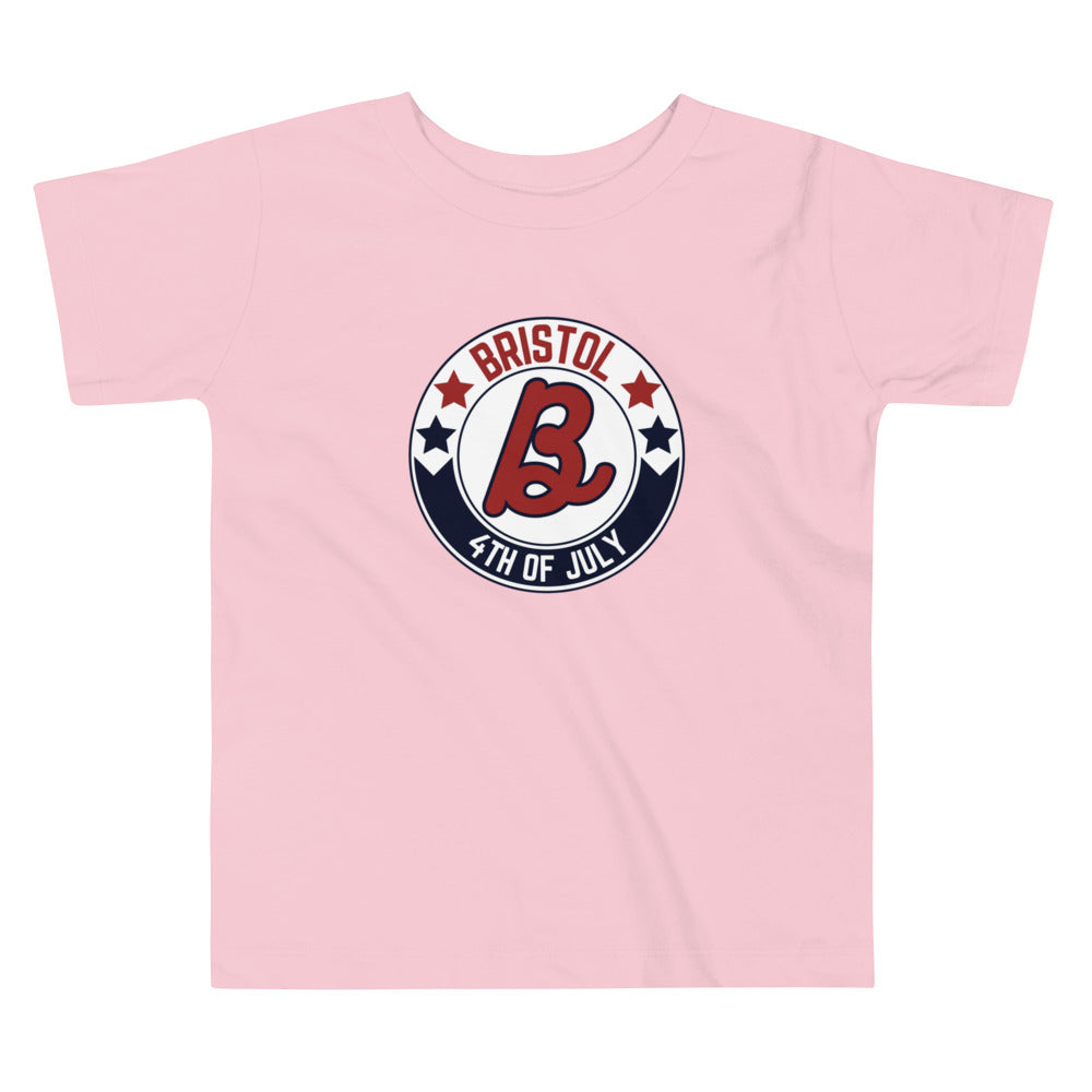 Toddler Short Sleeve Tee :: Bristol "B" - Centered