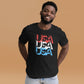 Unisex T-shirt :: USA - 3D Text