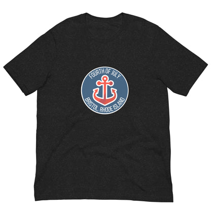 Unisex T-shirt :: Happy Fourth - Red Anchor