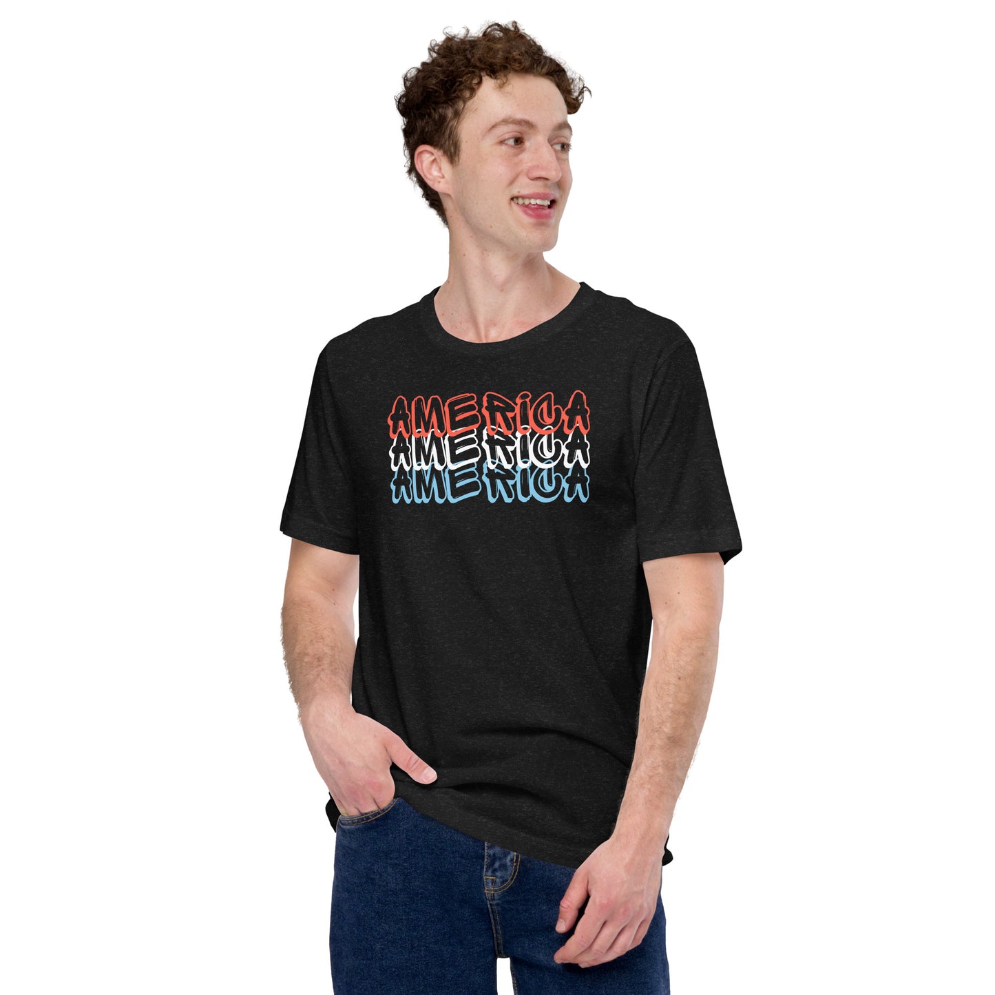 Unisex T-shirt :: America Graffiti Text