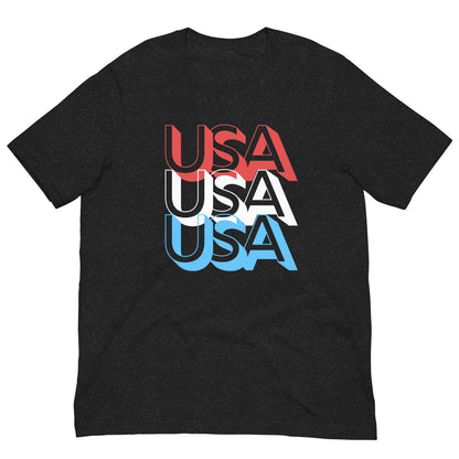 Unisex T-shirt :: USA - 3D Text