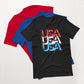 Unisex T-shirt :: USA - 3D Text