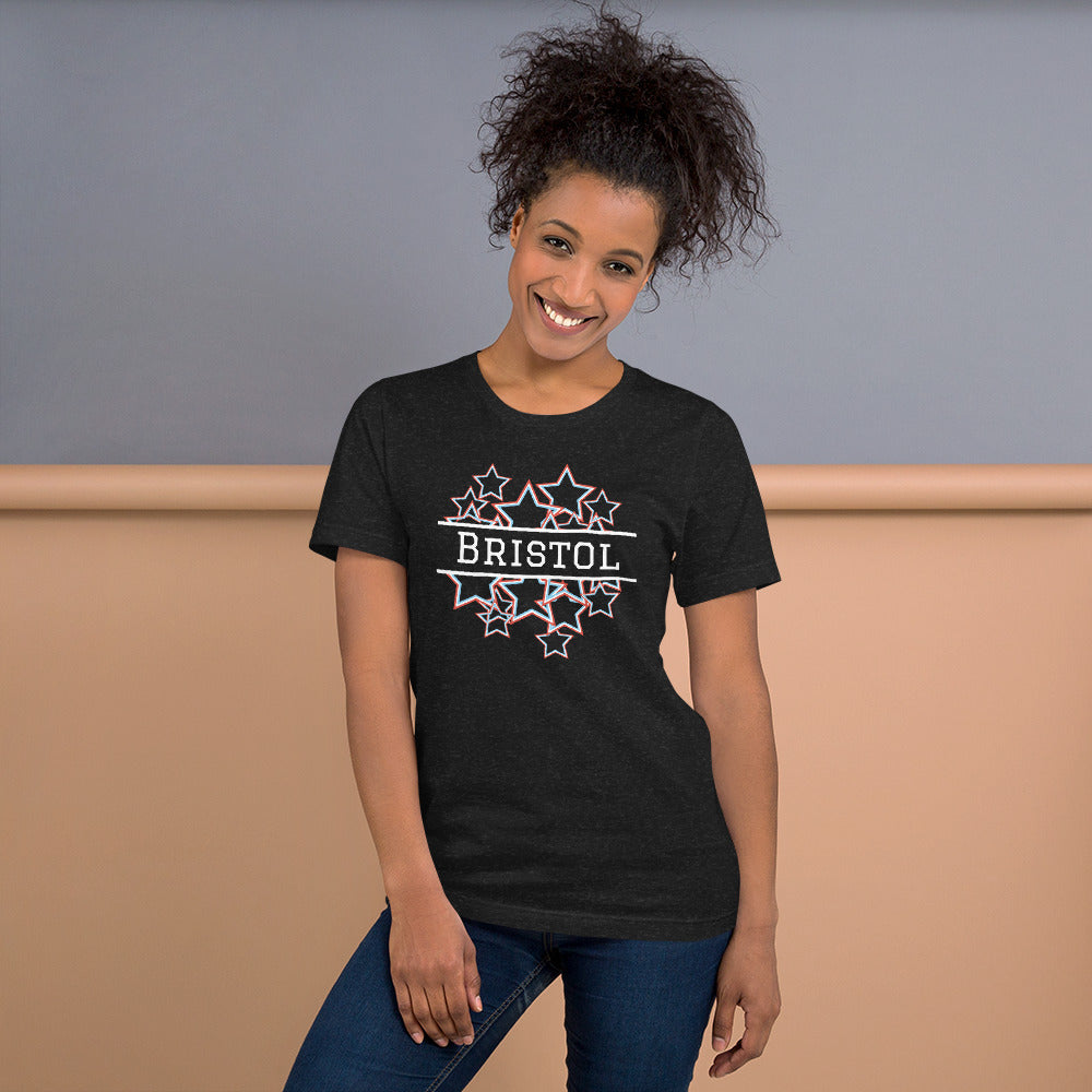 Unisex T-shirt :: Bristol - Multi Parade Stars