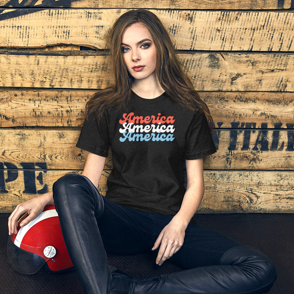 Unisex T-shirt :: America - Americana Text