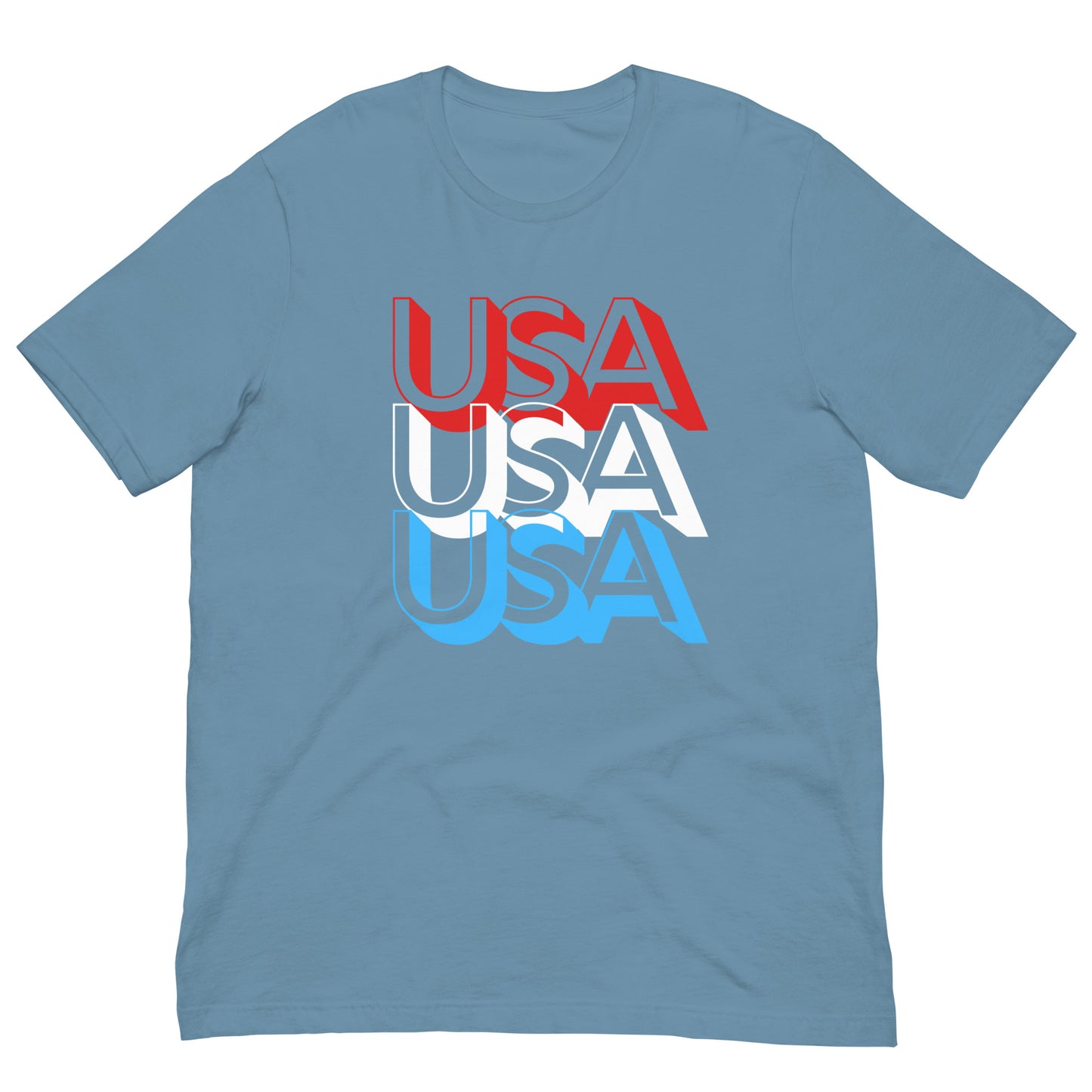 Unisex T-shirt :: USA - 3D Text