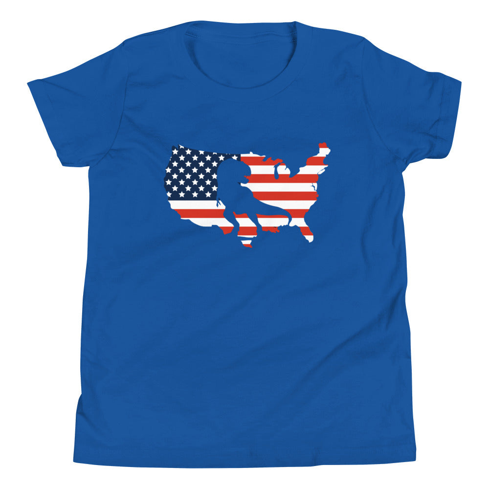 Youth Short Sleeve T-Shirt :: American Dino