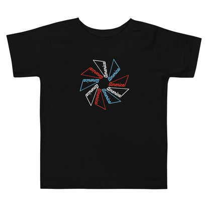 Toddler Short Sleeve Tee :: America Pinwheel