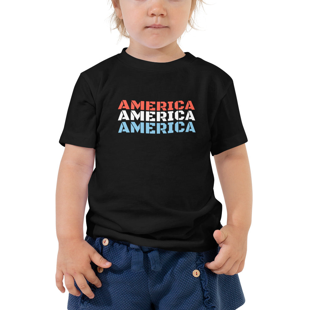 Toddler Short Sleeve Tee :: America Spec Ops Text