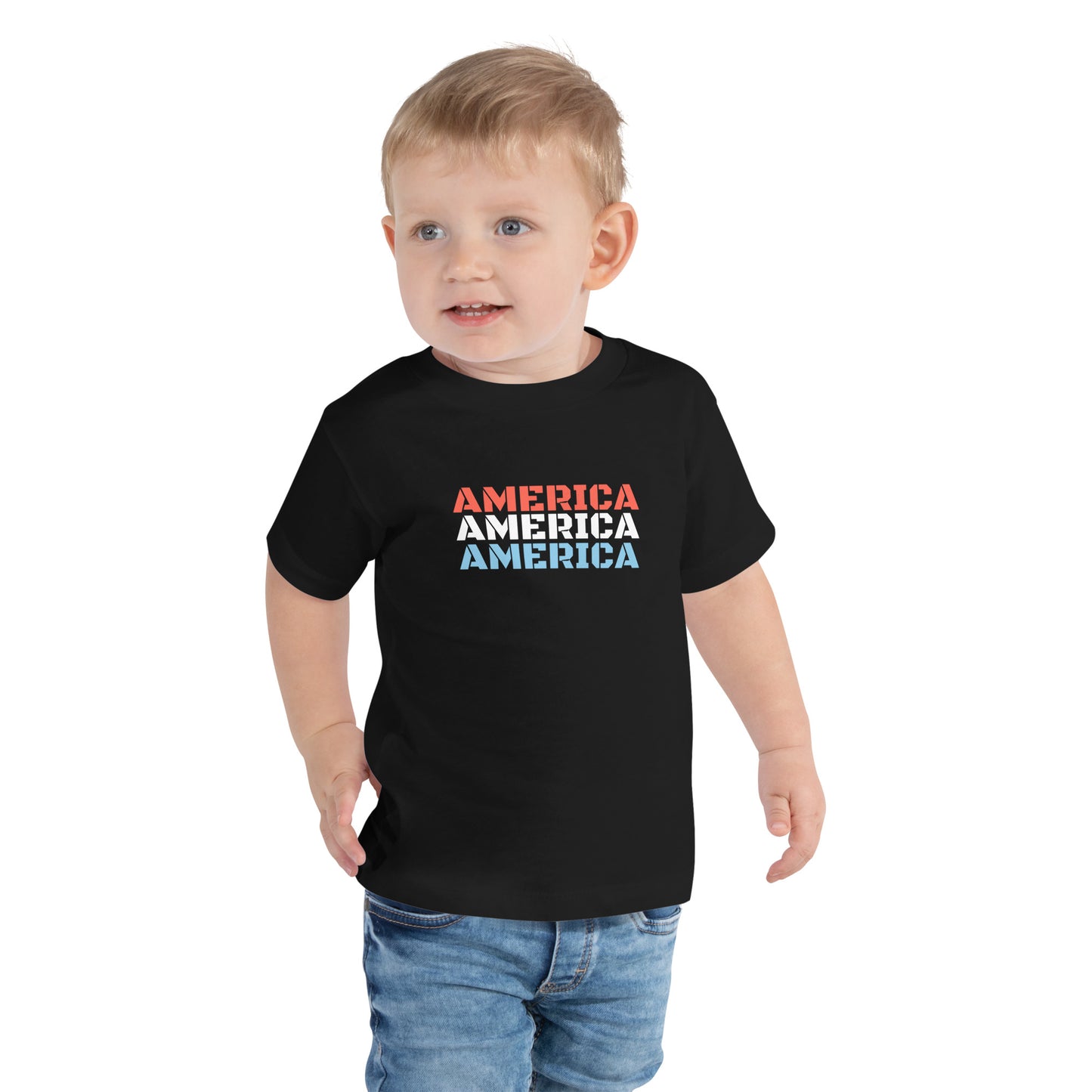 Toddler Short Sleeve Tee :: America Spec Ops Text