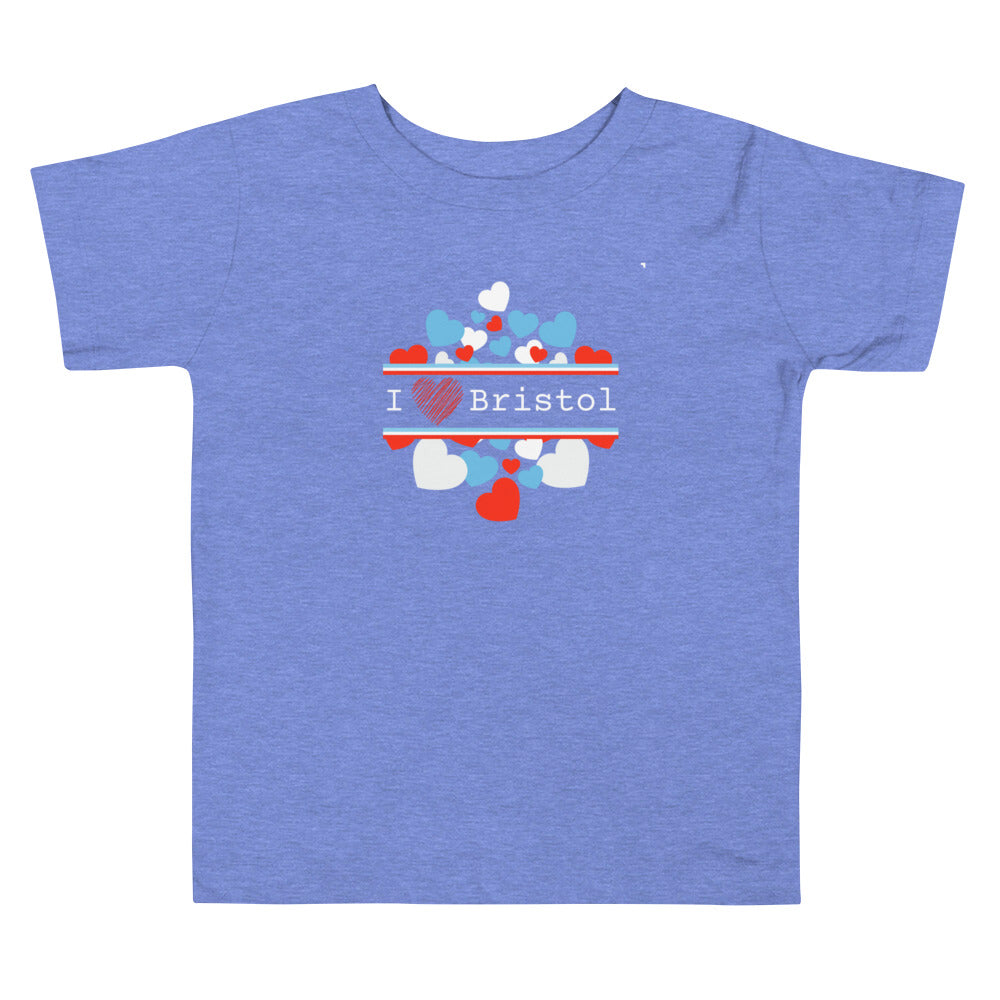 Toddler Short Sleeve Tee :: I Love Bristol