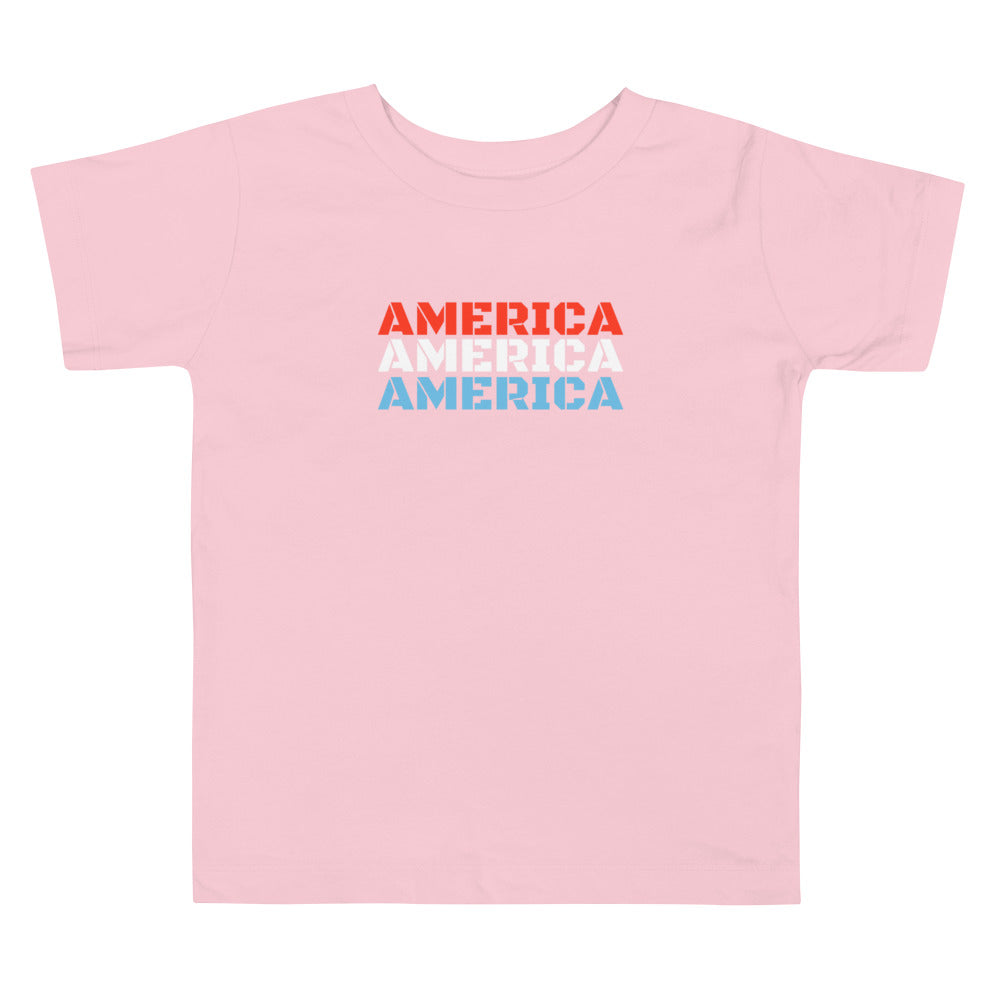 Toddler Short Sleeve Tee :: America Spec Ops Text