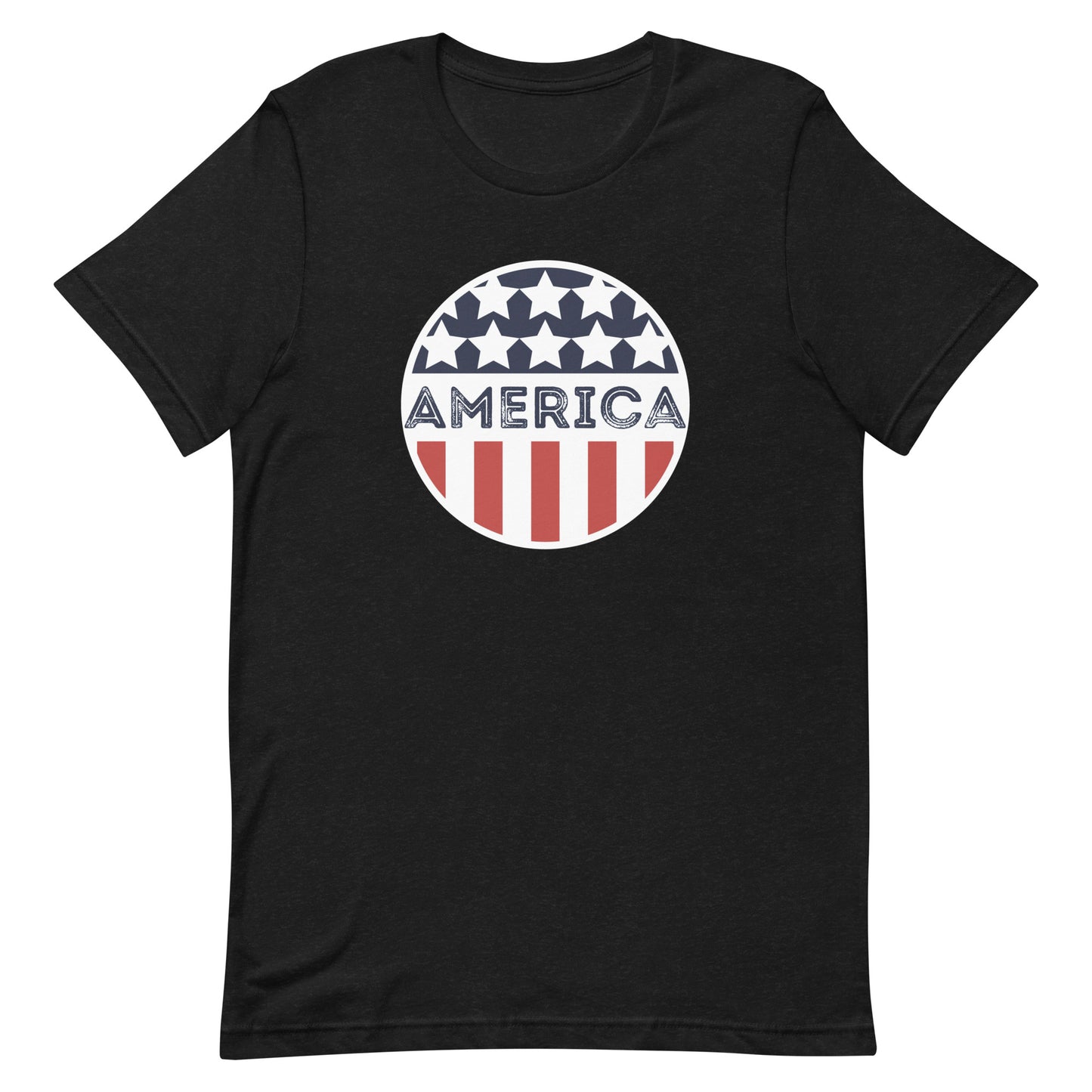 Unisex T-shirt :: America Circle Flag Logo