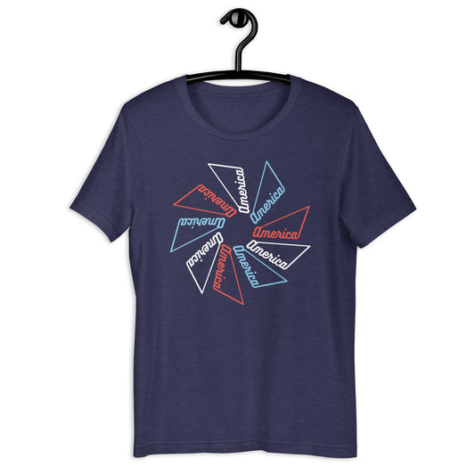 Unisex T-shirt :: America Pinwheel