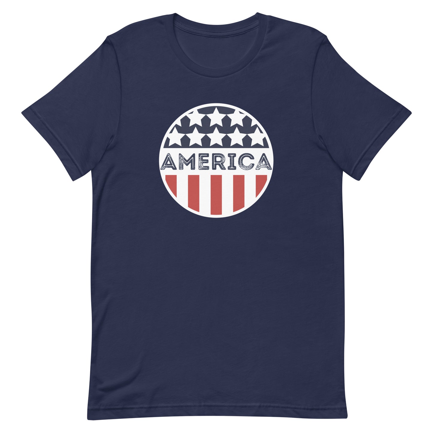 Unisex T-shirt :: America Circle Flag Logo