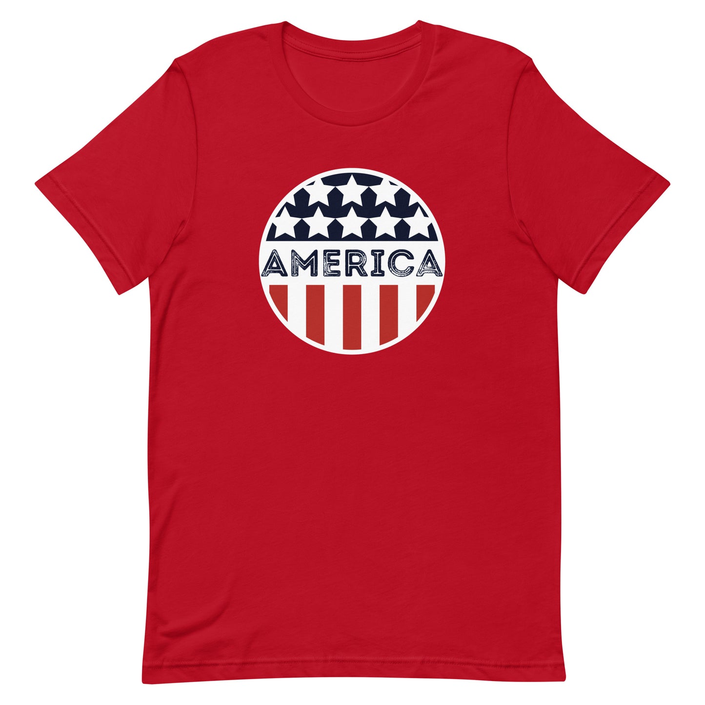 Unisex T-shirt :: America Circle Flag Logo