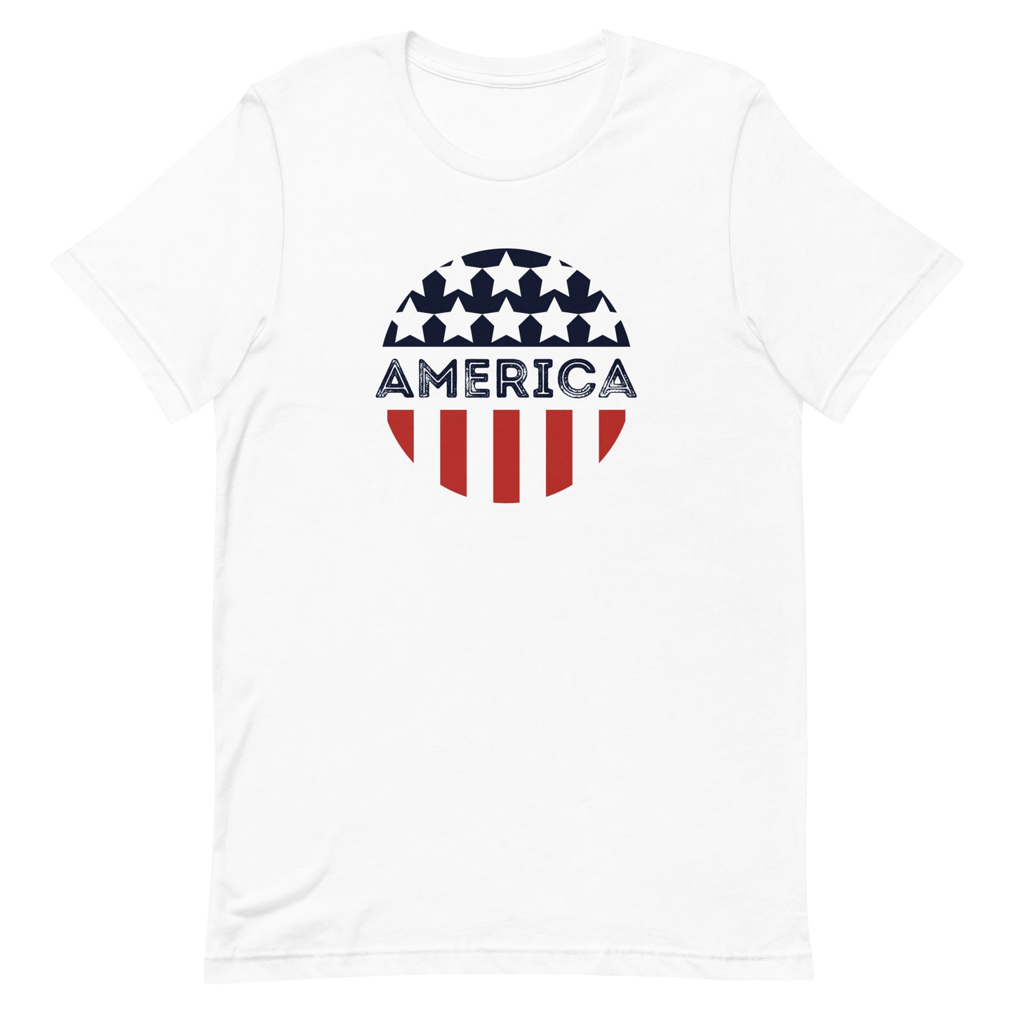 Unisex T-shirt :: America Circle Flag Logo