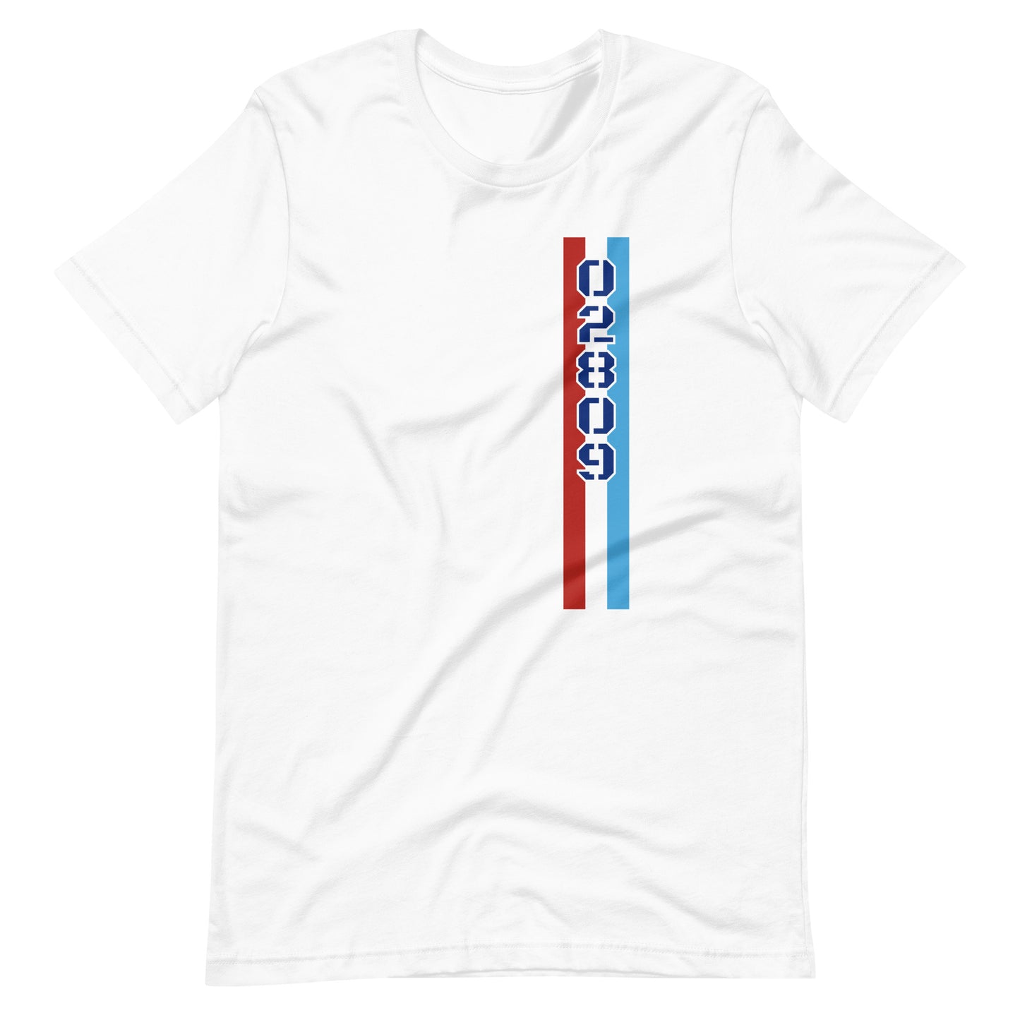 Unisex T-shirt :: Vertical Parade Stripe - Spec Ops Text