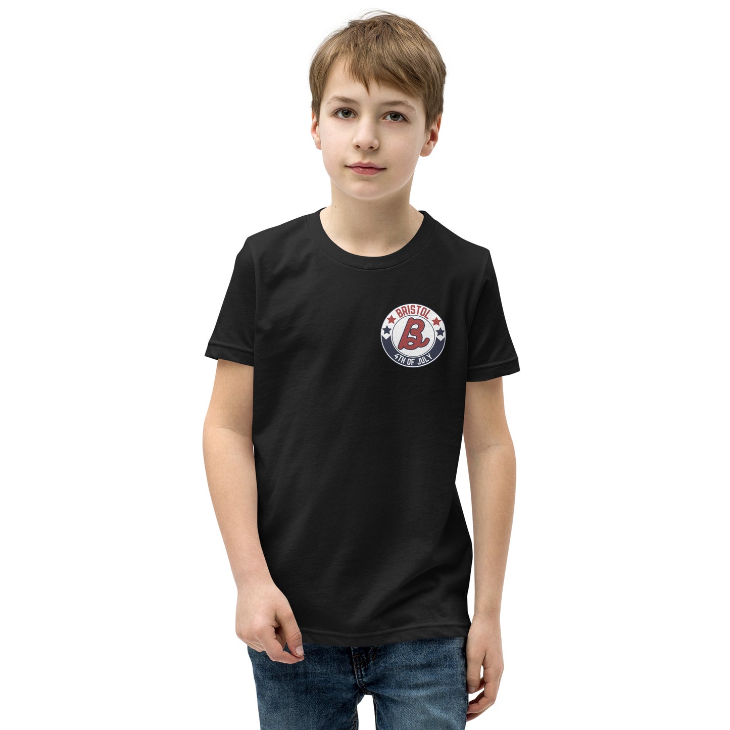 Youth Short Sleeve T-Shirt :: Bristol "B" Small Logo