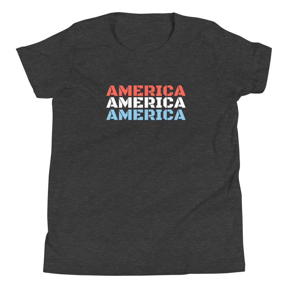 Youth Short Sleeve T-Shirt :: America Spec Ops Text